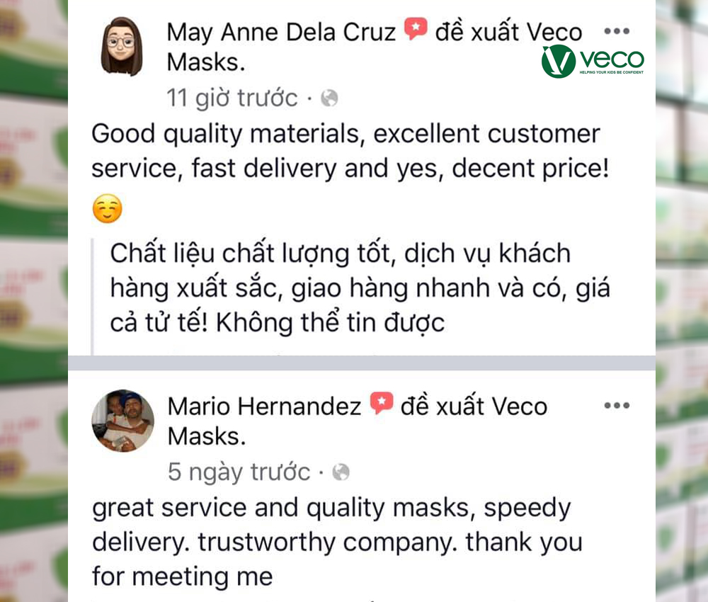 Mua Sỉ Khẩu Trang Vải Kháng Khuẩn VECO